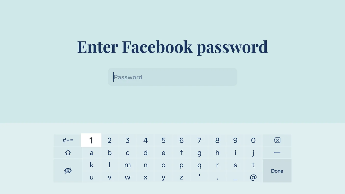 Portal TV — Password